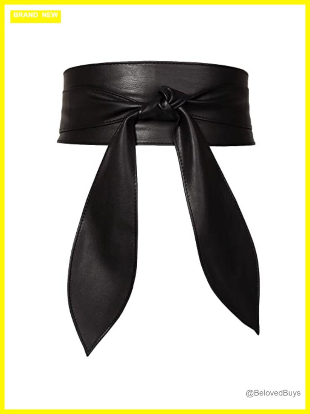 Women Obi Belt Cinch Waist Wrap Belt Faux Leather Wide Waistband